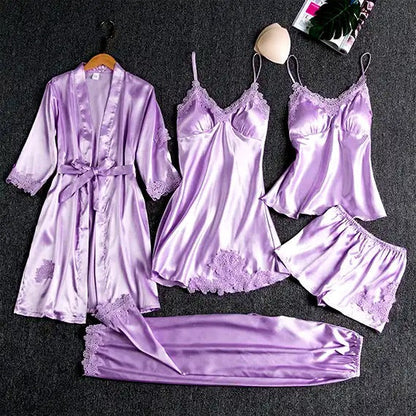 5 piece night suit for women's and girls wear