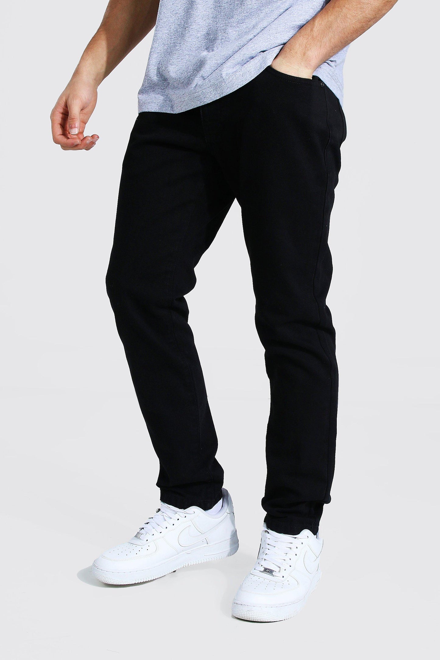 Denim Slim Rigid Jeans Black